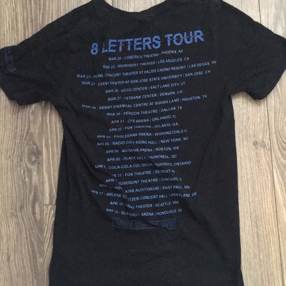 Tops | Why Dont We Tour 8 Letters Tshirt | Poshmark